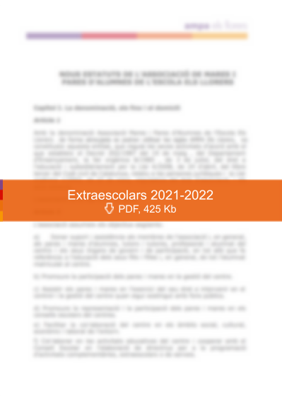 PDF Extraescolars 2021-2022